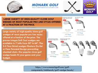 Large variety of high-quality clone golf wedges|monarkgolf.com