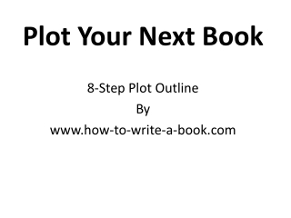 Plot Your Next Book