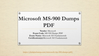 Microsoft MS-900 Exam Questions Sample For Free