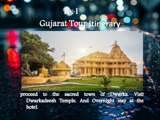 Gujarat Tour Itinerary