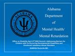 Alabama Department of Mental Health