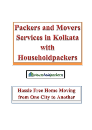 Top Packers and Movers in Kolkata - Householdpackers