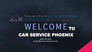 Car Service Phoenix - (480) 447-5464