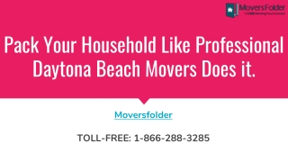 Pack Your Stuff Like Professional Daytona Beach Movers Does It