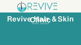 Hair Transplant in UK- Revive Skin Clinic