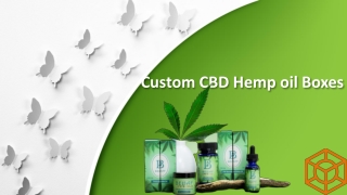 Custom CBD Hemp Oil Boxes