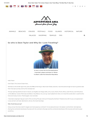 About Dave Taylor The Culture Chaser _ Asia Travel Blog _ The Best Way To See Asia