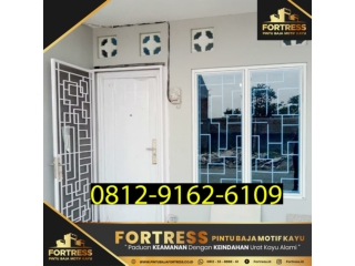 0812-9162-6107 (FORTRESS), model pintu besi minimalis warna putih, pintu minimalis 1 pintu terbaru, pintu minimalis satu