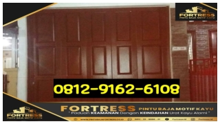 0812-9162-6109 (FORTRESS), pintu garasi kayu liwa lampung, pintu garasi sliding liwa lampung, pintu garasi minimalis liw