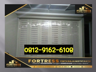 0812-9162-6109 (FORTRESS), biaya pasang pintu garasi, bentuk pintu garasi besi,tangerang