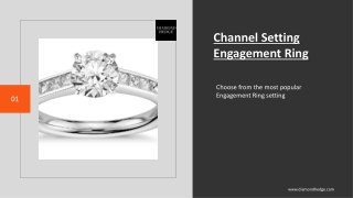 Channel Setting Engagement Ring