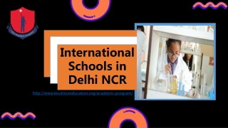 International schools in Delhi ncr