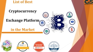 List of Best Cryptocurrency Exchange Platform in The Market.