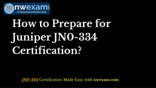 Latest Juniper Certification Sample Questions and Online Practice Test:- JN0-334 Security Specialist (JNCIS-SEC)
