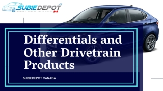 Differentials and Other Drivetrain Products at SubieDepot