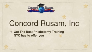 Get The Best Phlebotomy Training NYC has to offer you