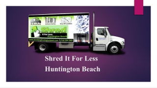 On Site Shredding Service