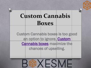 Custom Cannabis boxes