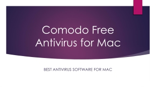 Comodo Free Antivirus for Mac
