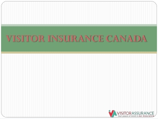 Visitor Health Insurance