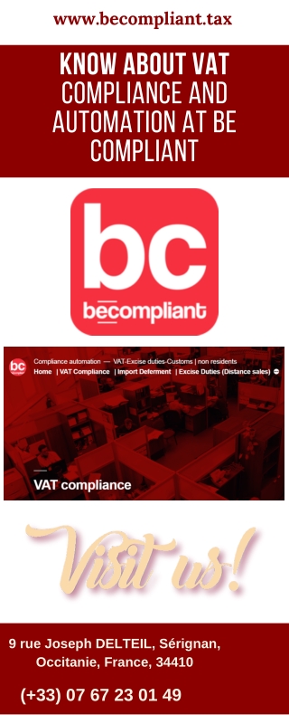 Know About VAT Compliance and Automation at Be Compliant