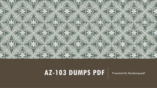 Negotiable Microsoft AZ-103 Dumps PDF with Solution Key