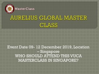 VUCA Training in Singapore