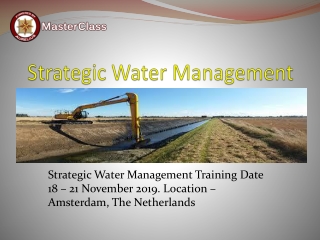 Strategic Water Management in House Training