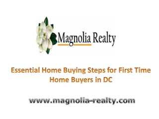 Essential Home Buying Steps for First Time Home Buyers in DC