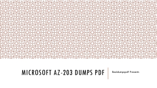 Demanded Microsoft AZ-203 Dumps PDF With Complete Exam Questions