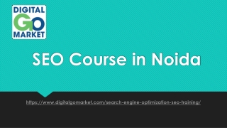 SEO Course in Noida