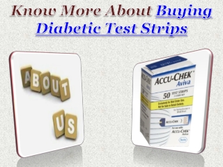 Buying Diabetic Test Strips