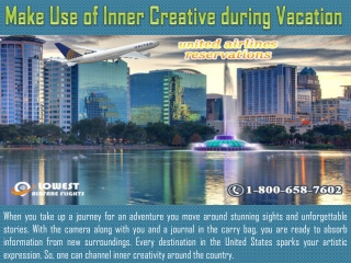 Make Use of Inner Creative during Vacation