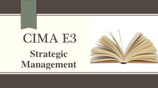 CIMA E3 Mock Exam | CIMA E3 Past Papers