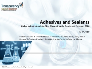 Adhesives and Sealants Market Forecast and Trends Analysis Research Report 2026