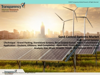 Sand Control Systems Market (Technique - Gravel Packing, Standalone Screens, Resin Coated Gravel, Plastic Consolidation;