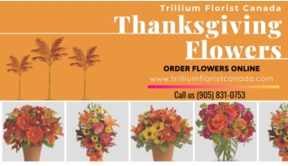 Thanksgiving Flowers By The Best Florist in Toronto