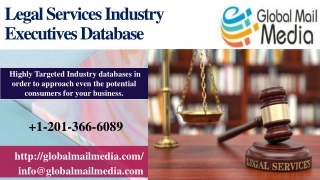 Legal Services Industry Executives Database