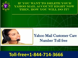 If you want to delete your yahoo mail account right now, then how you can do it?