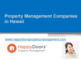 Property Management Companies in Hawaii - www.happydoorspropertymanagement.com