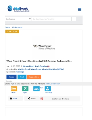 Wake Forest School of Medicine Summer Radiology Review 2020