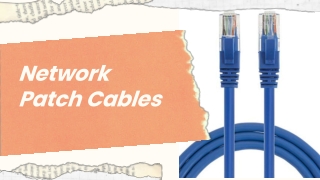 Cat5E Network Patch Cables