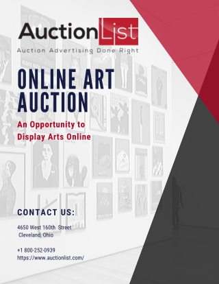 Online Art Auction- An Opportunity to Display Arts Online