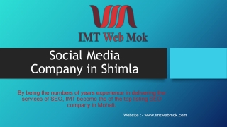 Social Media Company in Shimla