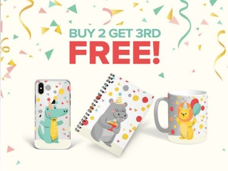 Buy 2 Get 3rd Free! Applicable to all our products