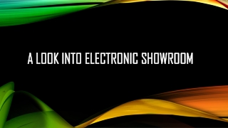 A View About Electronic Showroom