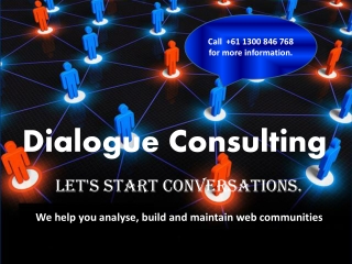 Analyse, Build and Maintain Web Communities