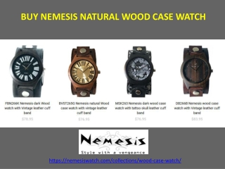 Natural Wood Case Watch