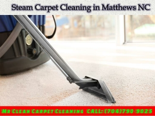 Steam Carpet Cleaning Matthews NC