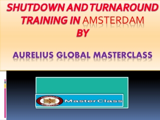 Shutdown and Turnaround Training in Europe